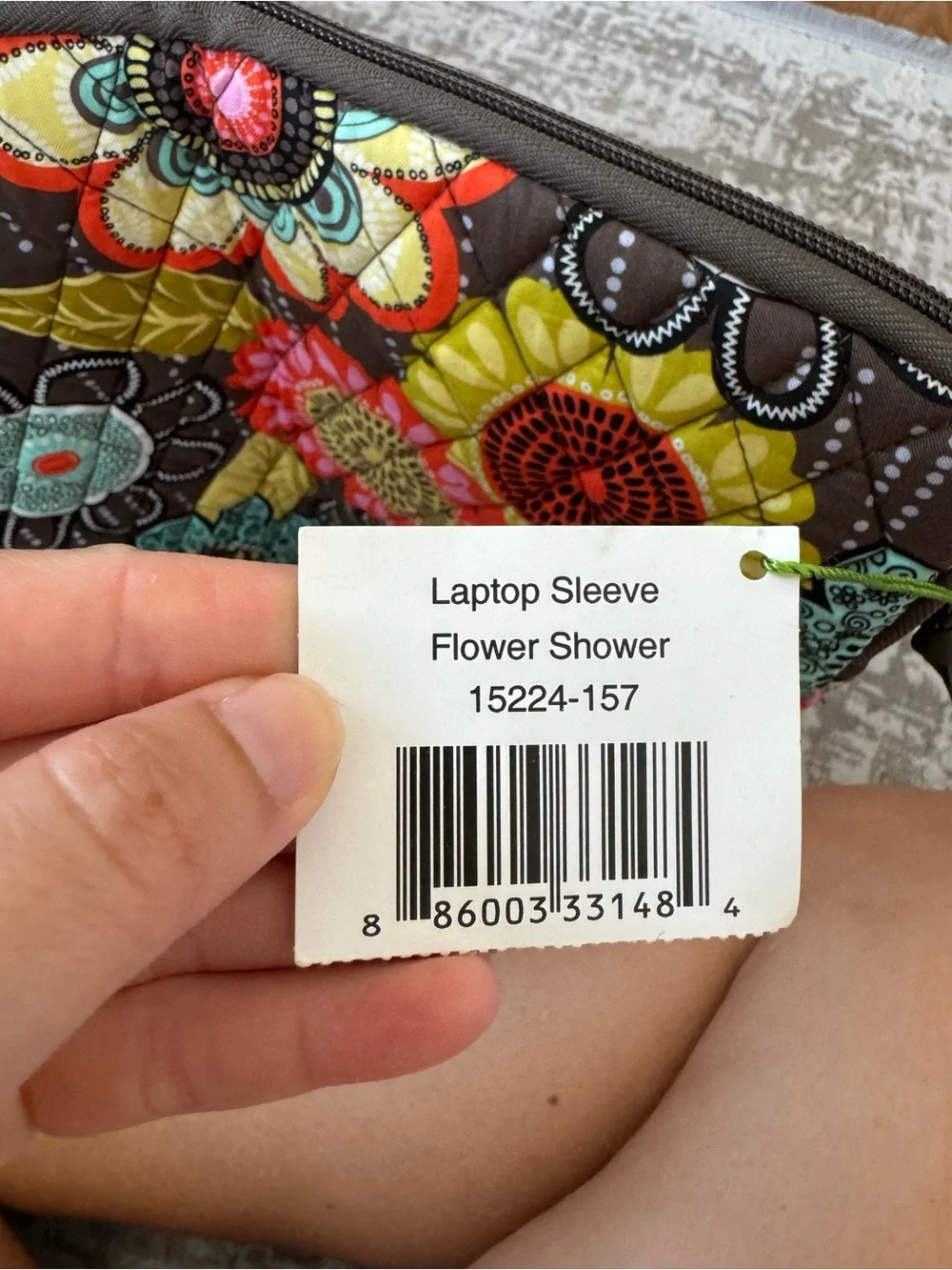 Vera Bradley Laptop Sleeve Flower Shower BNWT